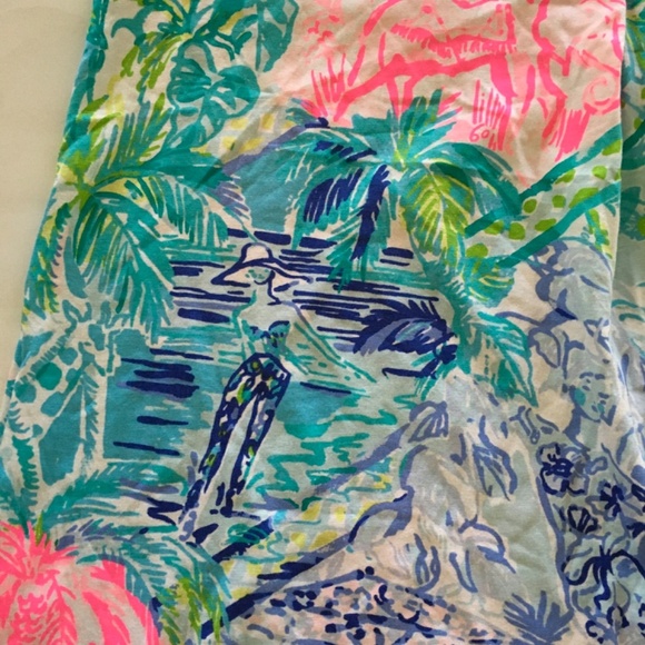 Lilly Pulitzer Bohemian Queen Amina Swing Dress Sz S Pima Cotton Hard To Find - Picture 6 of 16